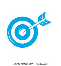 silhouette dart target board to strategy competition