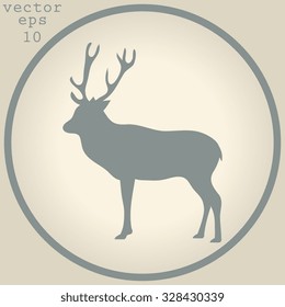 silhouette deer 