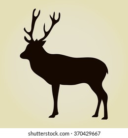 silhouette deer 