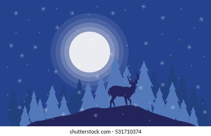 80,578 Winter Scene Silhouette Images, Stock Photos & Vectors ...