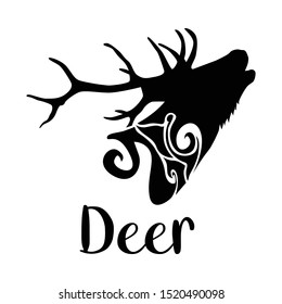 Silhouette Design from the Deer Head