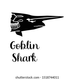 Silhouette Design from the Goblin Shark Head