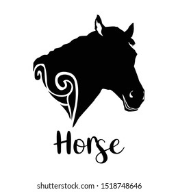 Silhouette Design from the Horse Head