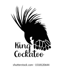 Silhouette Design from the King Cockatoo Head