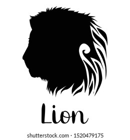 Silhouette Design from the Lion Head