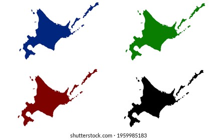 北海道 シルエット のイラスト素材 画像 ベクター画像 Shutterstock