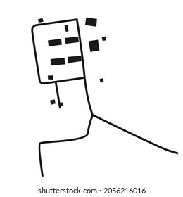 silhouette design Morowali metal industry campus ground figure