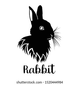 Silhouette Design from the Rabbit Head