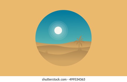 Silhouette of dessert icon landscape vector art