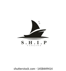Silhouette of Dhow logo design