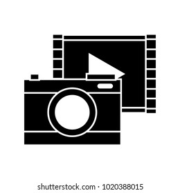 silhouette digital camera technology with play video