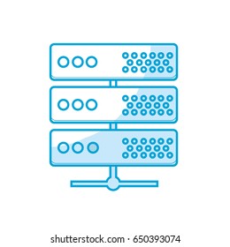 silhouette digital router to connect data center