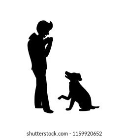 9,592 Dog eating silhouette Stock Vectors, Images & Vector Art ...