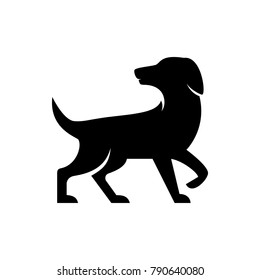 Silhouette of dog vector