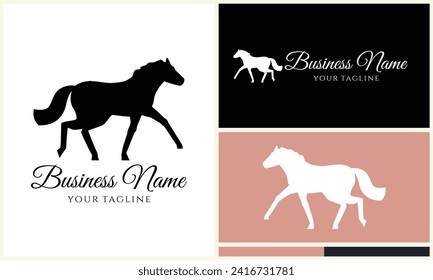 silhouette donkey unicorn horseman equestrian