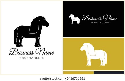 silhouette donkey unicorn horseman equestrian