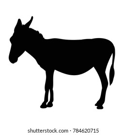 silhouette of a donkey, it is worth