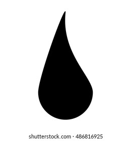 silhouette drop vector symbol icon design. Beautiful illustration isolated on white background