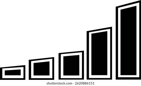 Silhouette Economic Growth vector image