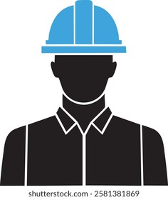 Silhouette of electricians, carpenters, and technicians working at a construction site. This vector illustration features skilled workers engaged in various tasks, creating a dynamic and professional 