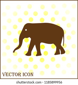 silhouette of an elephant