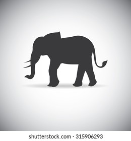 silhouette elephants
