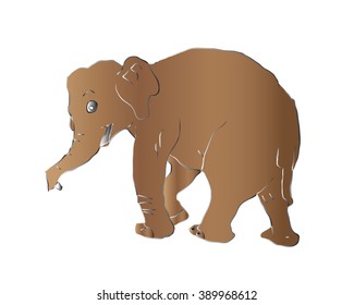 silhouette elephants