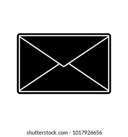 silhouette e-mail text letter message symbol