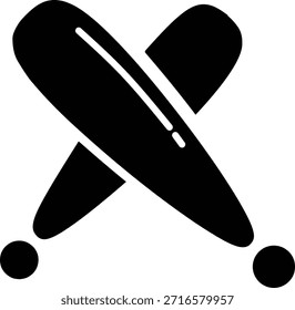 Silueta de un signo de exclamación, una advertencia