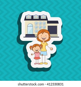 silhouette family design 