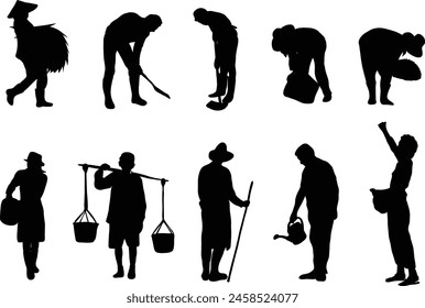 Silhouette for Farmer and Gardener