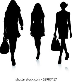 Silhouette fashion girls