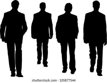 Silhouette fashion men