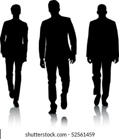 Silhouette fashion men