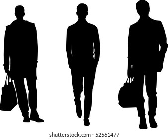 Silhouette fashion men