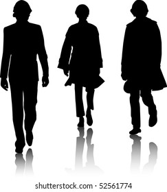 Silhouette fashion men