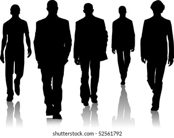 Silhouette fashion men