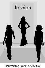 Silhouette fashion revue