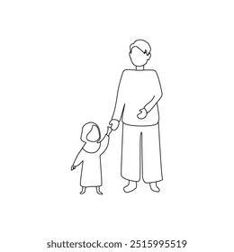 silhouette of father and his beloved son