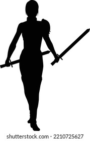 https://image.shutterstock.com/image-vector/silhouette-female-warrior-holding-sword-260nw-2210725627.jpg