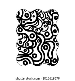 silhouette figure with pattern graphic background decoration