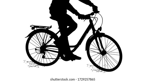 Silhouette of Figure skating isolated on white background. Vector illustrations.
