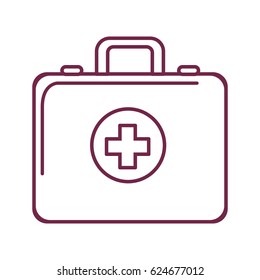silhouette first aid kit emergency