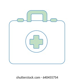 silhouette first aid kit emergency