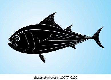 silhouette of fish