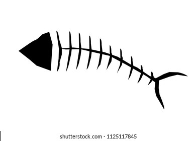 Silhouette of fish.