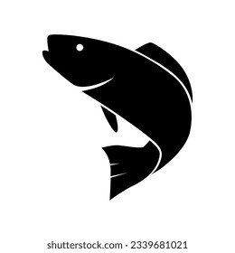 silhouette, fishing, ocean, logo, sea, water, design, symbol, icon, food, vector, nature, abstract, shape, animal, illustration, element, fish, emblem, marine, isolated, black, blue, art, seafood, con