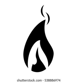 silhouette flame fire glowing temperature hot
