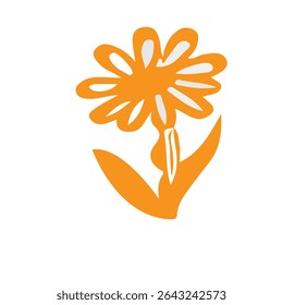 silhouette flower image beutiful coler