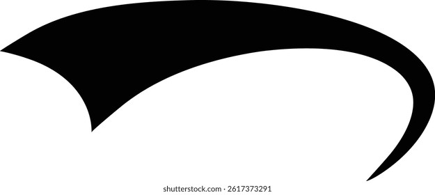 silhouette font tail icon vector art